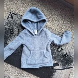 Carter's Girls Toddler Hooded Sweatshirt Pullover Blue Fuzzy Jacket Size 2T
